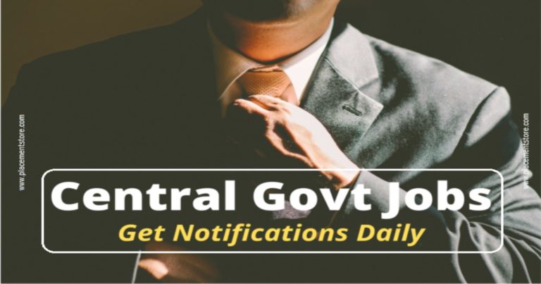 Central Govt Jobs Placement Store