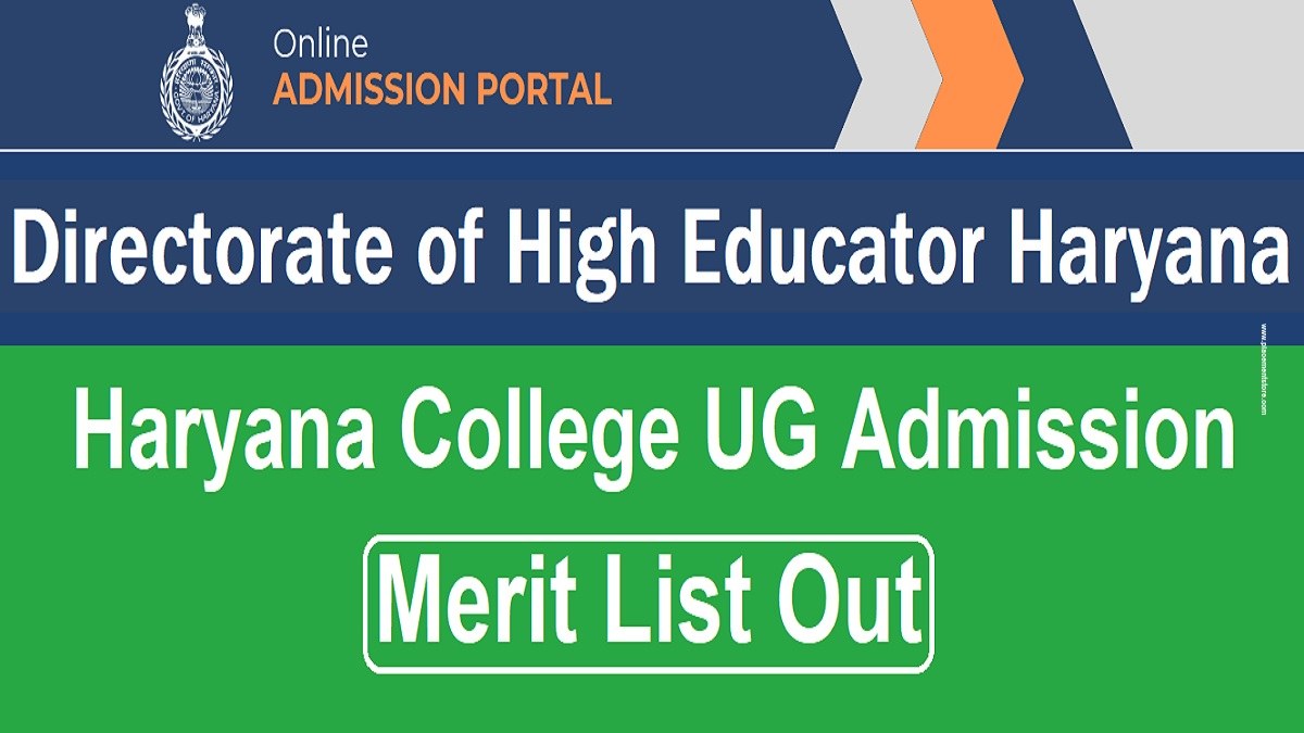 DHE Haryana College UG Admission