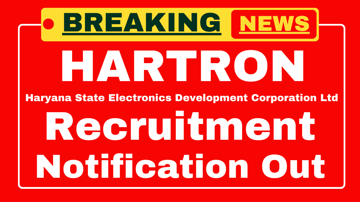 HARTRON Recruitment 2025