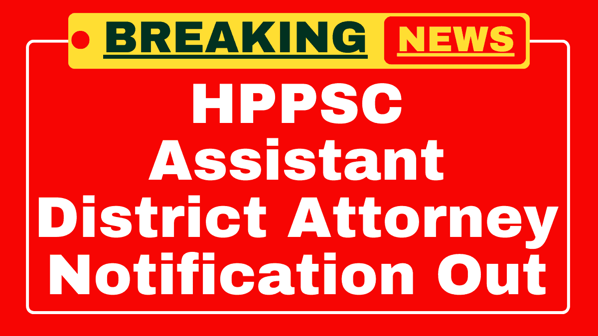 HPPSC Assistant District Attorney Recruitment 2025