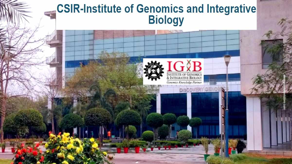 IGIB Recruitment 2022 » Project Associate & Manager 13 Post