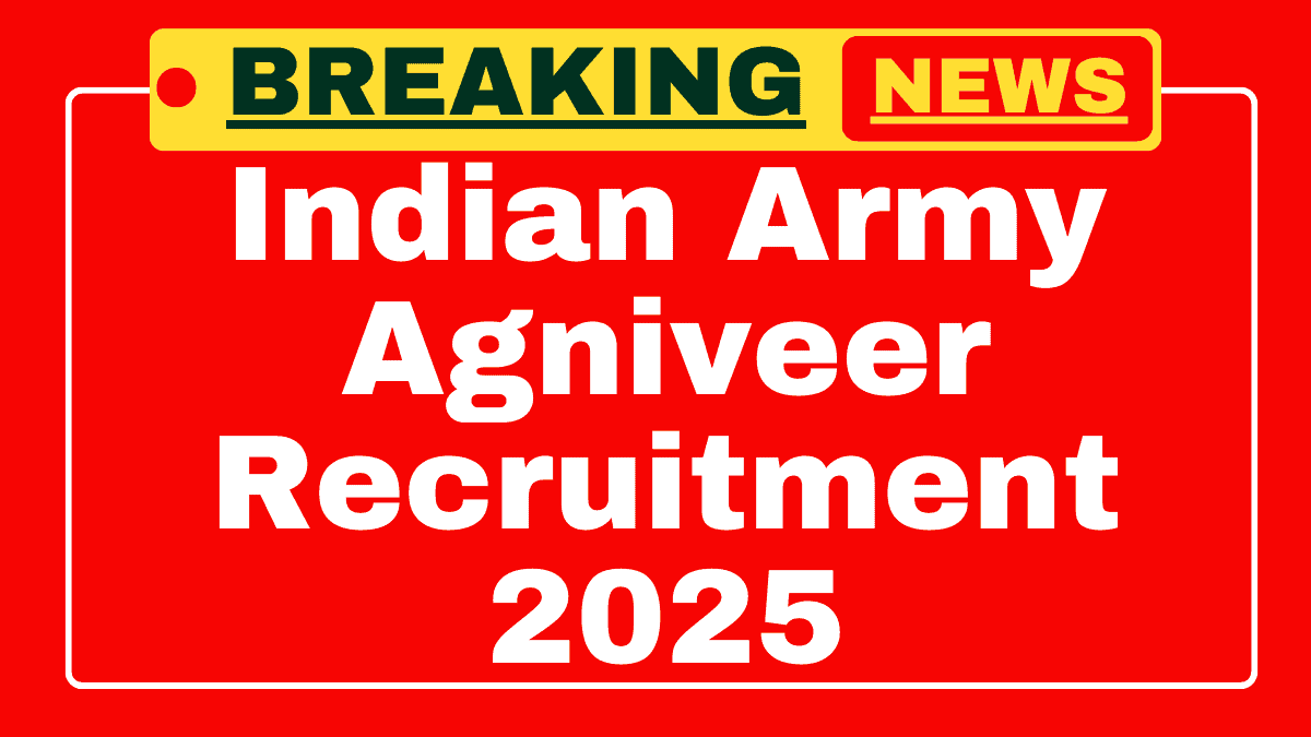 Indian Army Agniveer Recruitment 2025