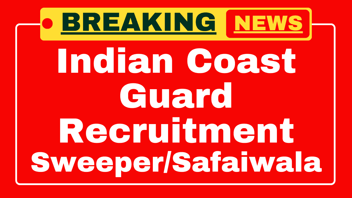 Indian Coast Guard Recruitment 2025