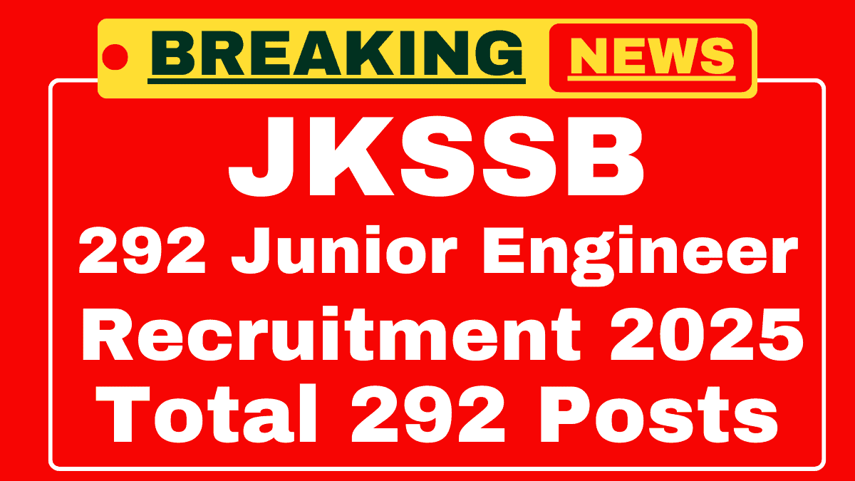 JKSSB JE Recruitment 2025