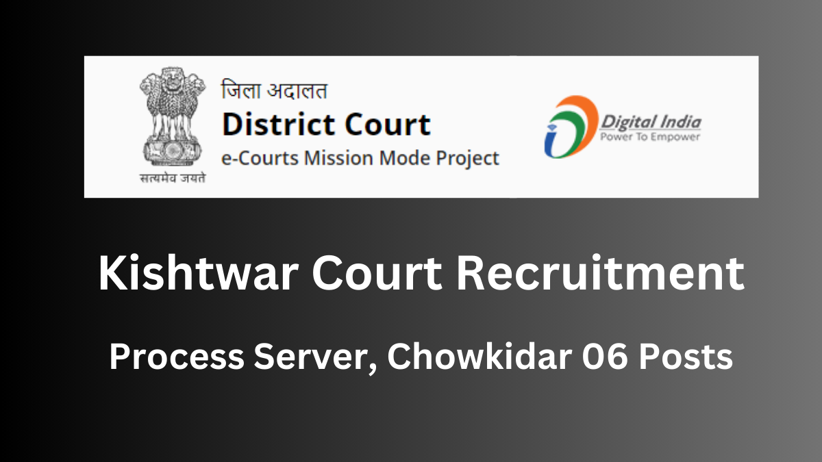 Kishtwar Court Recruitment