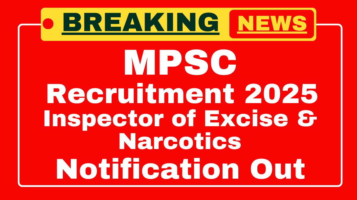 MPSC Recruitment 2025