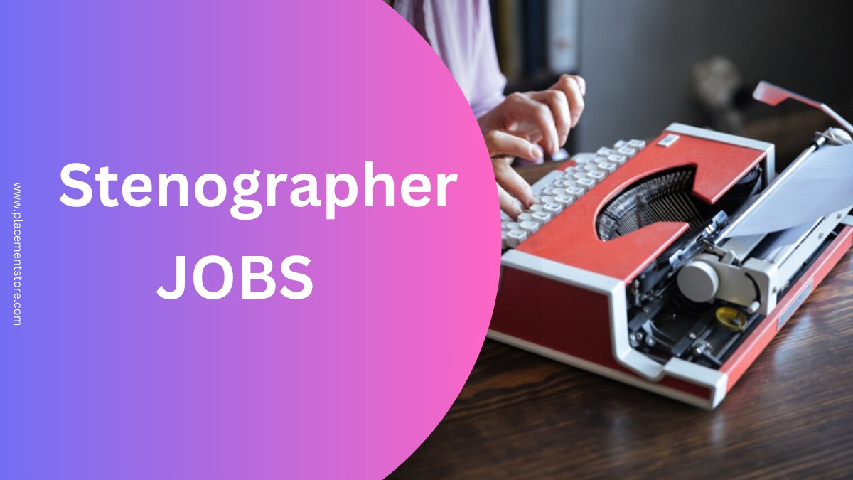 Stenographer Jobs