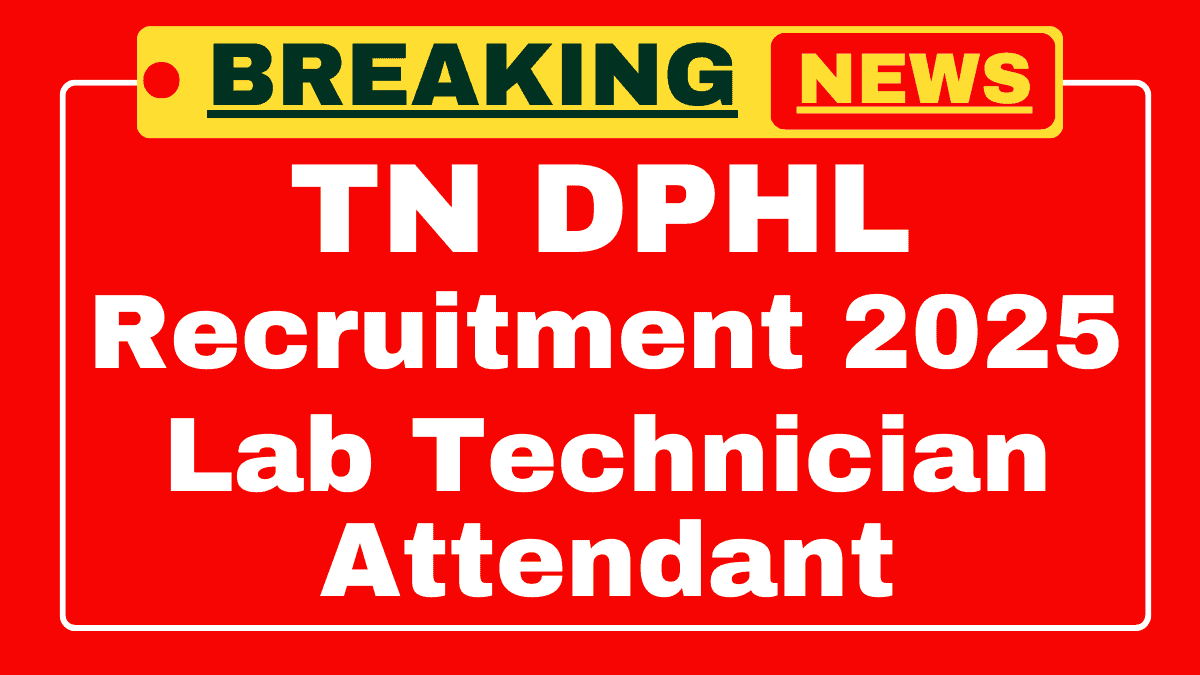 TN DPHL Recruitment 2025