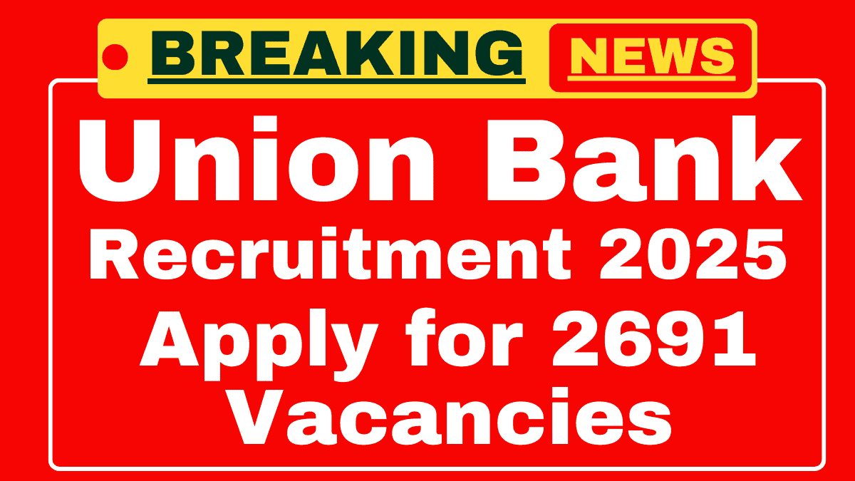 Union Bank of India Apprentice Recruitment 2025