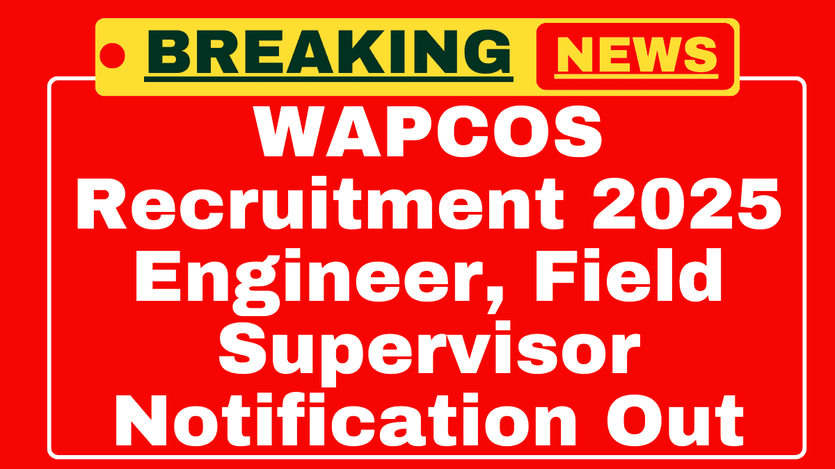 WAPCOS Recruitment 2025